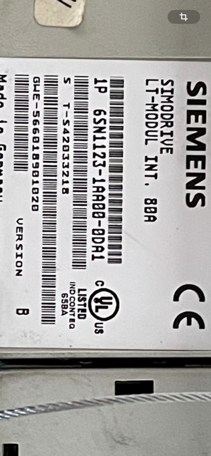 Siemens LT-Modul 80A 1P 6SN1123 -1AA00-0DA1gebraucht 