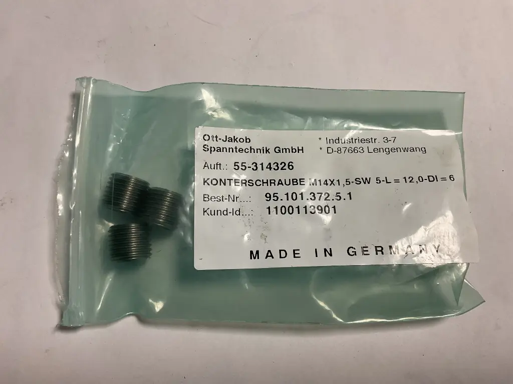 Ott Konterschraube M14x1,5-SW 5-L=12,0-DI=6  