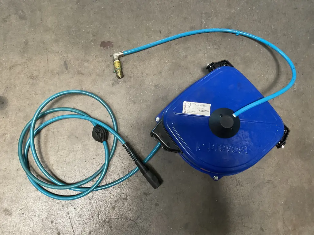 Prevost Industrie-Schlauchaufroller 15 m - 8x12 mm DRF 0815ES mit Sicherheitskupplung ESI 07