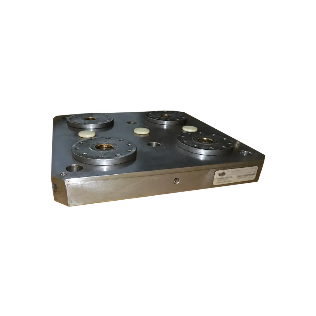 [PR/00096] Vischer + Bolli – Nullpunktspannsystem – gebraucht – Spannsystemplatten 395 × 395 mm