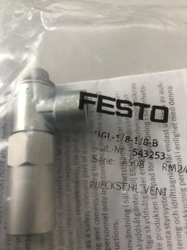 [100373] Festo Rückschlagventil entsperrbar HGL-1/8-1/8-B (543253)